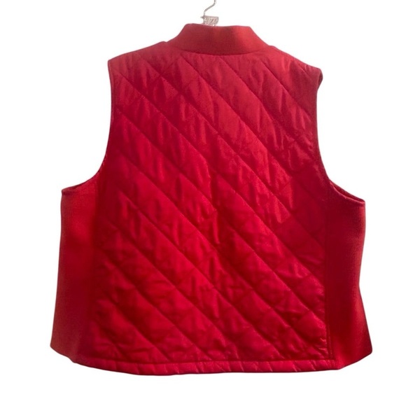 Croft & Barrow Women's 1X Pink Quilted Vest Casual Travel Fall Winter - Picture 8 of 12